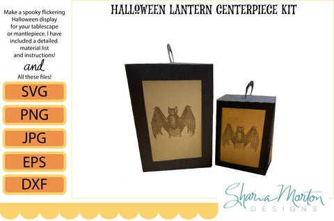 Halloween Lantern Home Decor SVG Sharia Morton Designs 