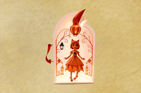 Halloween Lantern Papercut Night SVG Vol-12 SVG Jagonath Roy 