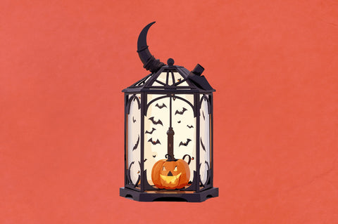 Halloween Lantern Papercut Night SVG Vol-2 SVG Jagonath Roy 