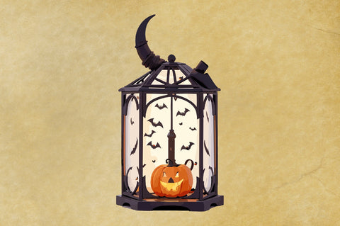 Halloween Lantern Papercut Night SVG Vol-2 SVG Jagonath Roy 