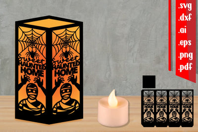 Halloween Lantern Papercut Svg 8 SVG zafrans studio 