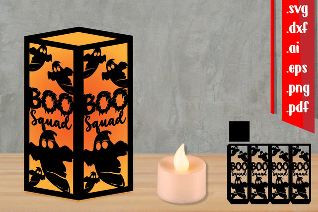 Halloween Lantern Papercut Svg 9 3D Paper zafrans studio 