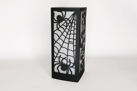 Halloween lantern svg, Spider web lantern svg 3D Paper CuttingLineStore 