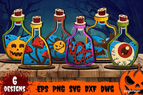 Halloween Laser Cut Bundle | Cut File | Glowforge SVG SvgOcean 