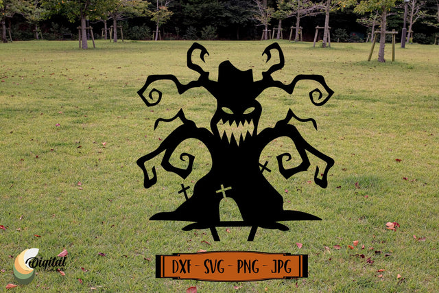 Halloween Laser Cut garden decor SVG. Scary design SVG. SVG Evgenyia Guschina 