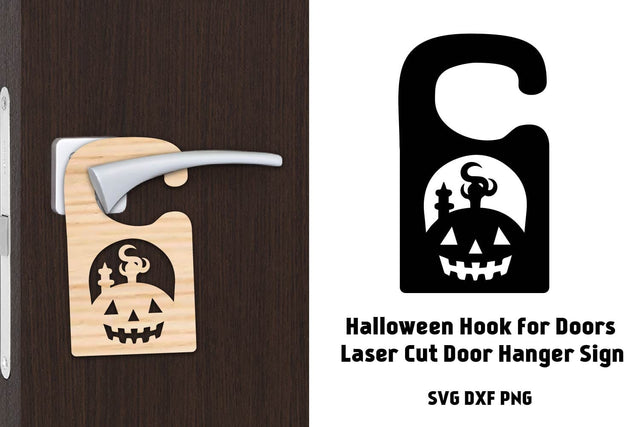 Halloween Laser Cut. Halloween SVG. Halloween Door Hanger. SVG Samaha Design 