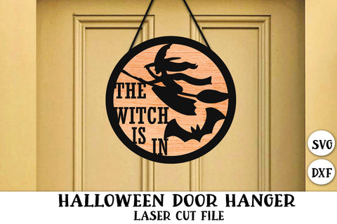 Halloween Laser Cut. Halloween SVG. Halloween Door Sign. SVG Samaha Design 
