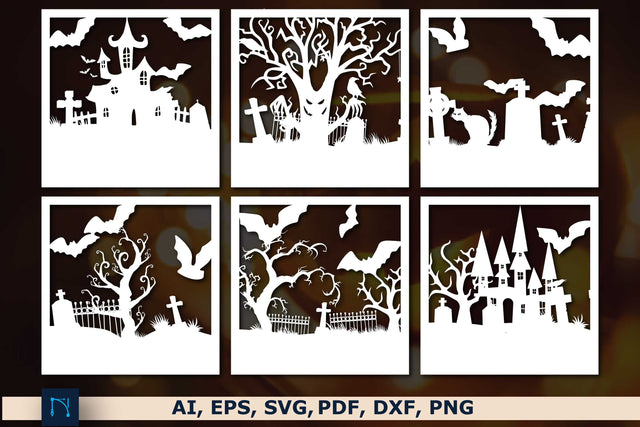 Halloween Laser Cut SVG Bundle SVG MD JOYNAL ABDIN 