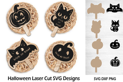 Halloween Laser Cut. Trick or treat sign. | VIP Extended Use License SVG So Fontsy VIP Design Shop