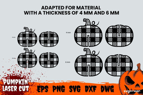 Halloween Laser File | Svg Bundle | 3D Pumpkin SVG SvgOcean 