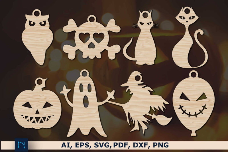 Halloween Laser SVG Bundle with Holes SVG MD JOYNAL ABDIN 