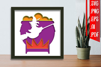 Halloween Layered Papercut 5 3D Paper zafrans studio 