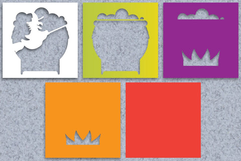 Halloween Layered Papercut 5 3D Paper zafrans studio 