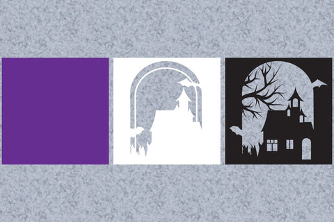 Halloween Layered Papercut 6 3D Paper zafrans studio 