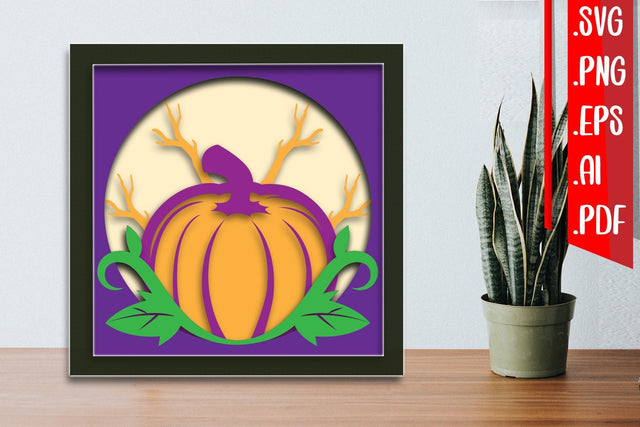 Halloween Layered Papercut 7 3D Paper zafrans studio 