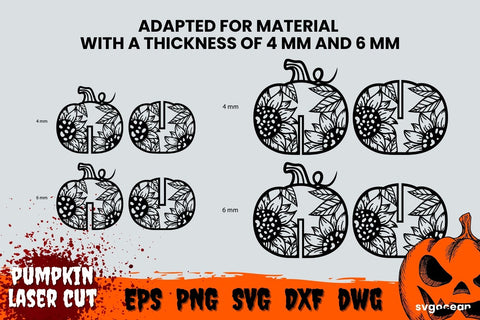 Halloween Layered | Svg Bundle | 3D Pumpkin SVG SvgOcean 