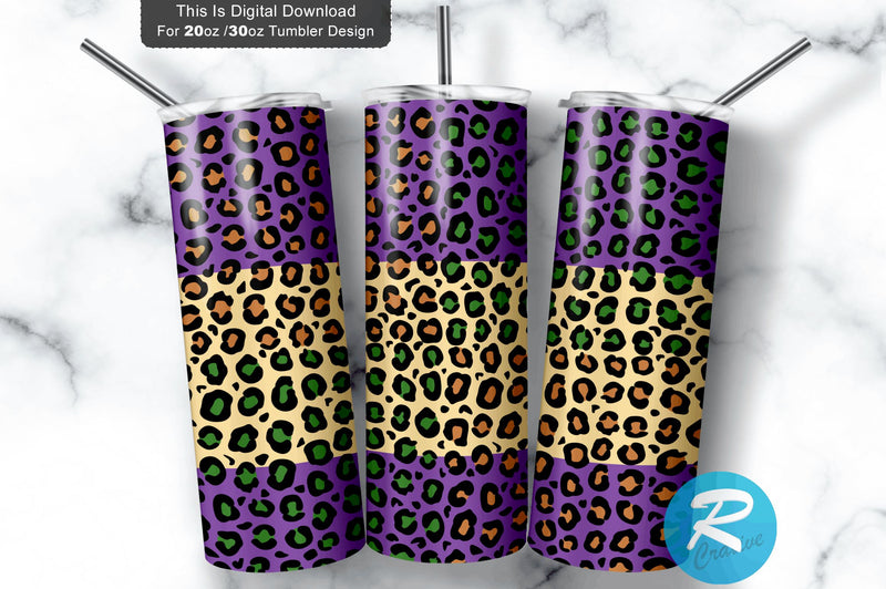 Halloween Leopard 20 oz / 30 oz Tumbler PNG Sublimation Regulrcrative 
