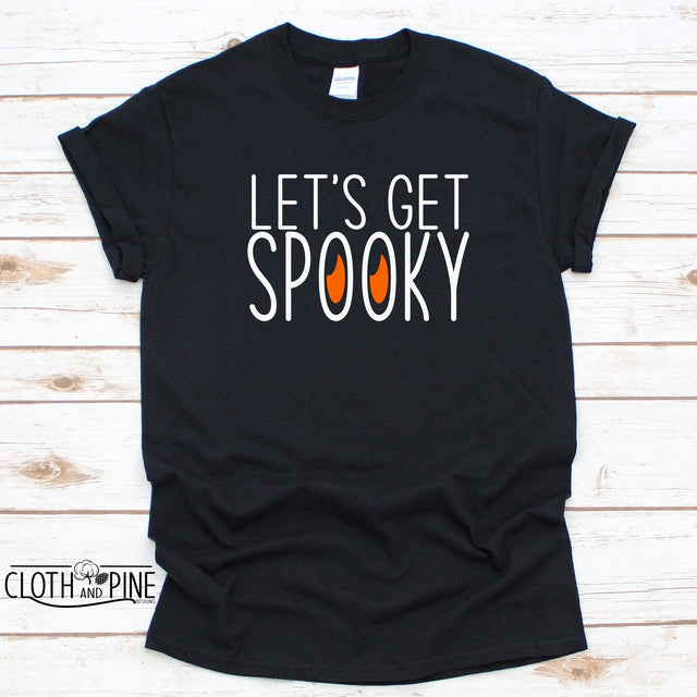 Halloween, Let's Get Spooky SVG Cloth and Pine Designs 