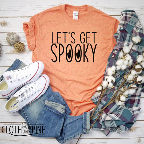 Halloween, Let's Get Spooky SVG Cloth and Pine Designs 
