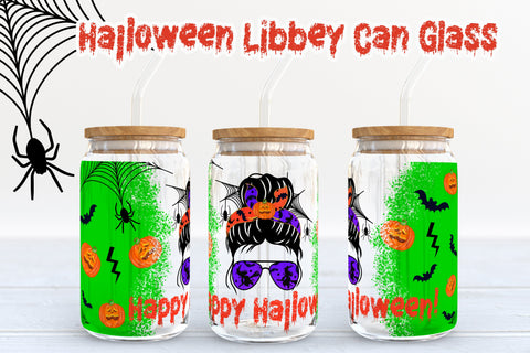 Halloween libbey can glass bundle | Halloween sublimation Sublimation Svetana Studio 