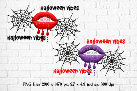 Halloween libbey can glass | Halloween lips sublimation Sublimation Svetana Studio 