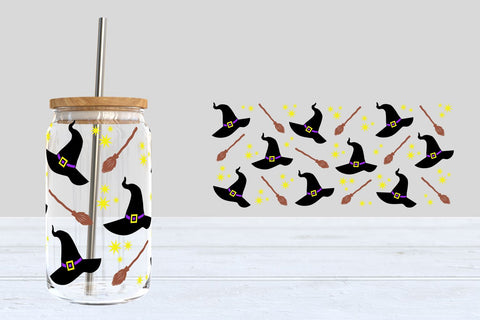 Halloween Libbey Glass Can Wraps SVG Bundle SVG B Renee Design 