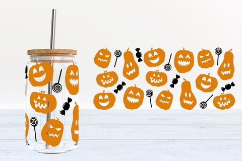 Halloween Libbey Glass Can Wraps SVG Bundle SVG B Renee Design 