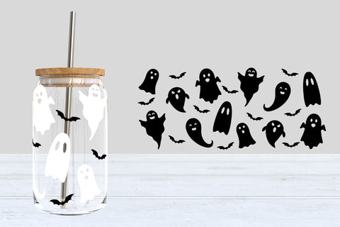 Halloween Libbey Glass Can Wraps SVG Bundle SVG B Renee Design 