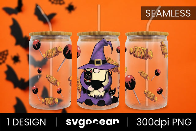 Halloween Libbey Wrap Design Sublimation SvgOcean 