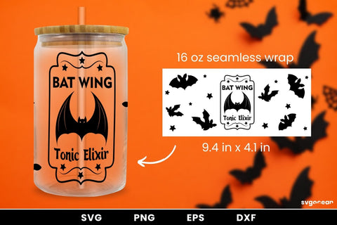 Halloween Libbey Wrap SVG SVG SvgOcean 
