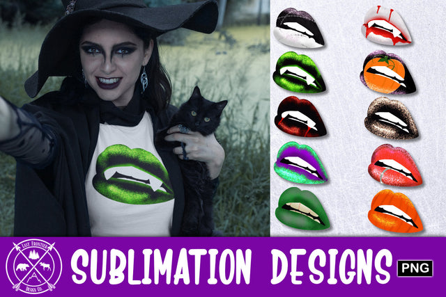 Halloween Lips Sublimation|Halloween PNG Sublimation Last Frontier Design Co. 