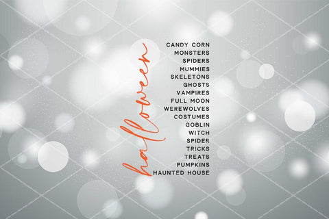 Halloween List SVG | Halloween Modern Farmhouse Sign | DXF and More SVG Diva Watts Designs 