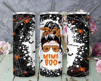 Halloween Mama Boo 20oz Skinny Tumbler Sublimation Designs Spooky Mom for Straight, Halloween 20oz Skinny Tumbler Sublimation Design, Spooky Mama, Pumpkin, Mom Tapered Tumbler PNG File Digital Download Sublimation DesignSVG 