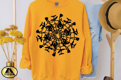 Halloween Mandala SVG PNG EPS DXF Halloween SVG for Cricut SVG zoellartz 