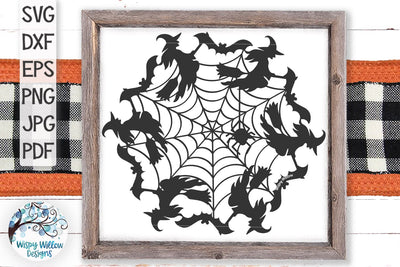 Halloween Mandala SVG SVG Wispy Willow Designs 