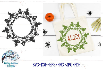 Halloween Mandala SVG SVG Wispy Willow Designs 
