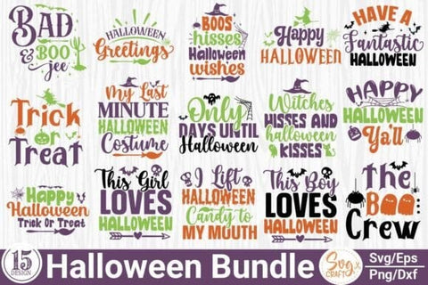 Halloween Mega Bundle, Halloween SVG Bundle, Halloween Gift Idea svg, Fall svg Bundle, Pumpkin svg, Digital Files SVG Svgcraft 
