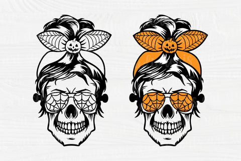 Halloween Mom Skull SVG - Halloween Svg - Momster Svg - Mom of Monsters Svg - Cut Files - Cricut - Silhouette SVG TonisArtStudio 