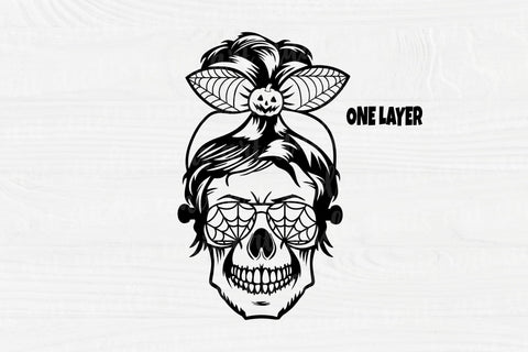 Halloween Mom Skull SVG - Halloween Svg - Momster Svg - Mom of Monsters Svg - Cut Files - Cricut - Silhouette SVG TonisArtStudio 