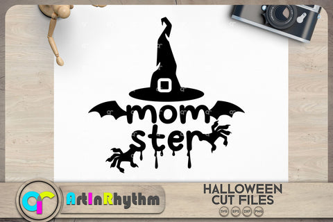 Halloween mom SVG, momster SVG SVG Artinrhythm shop 