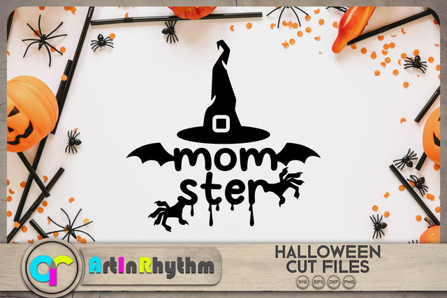 Halloween mom SVG, momster SVG SVG Artinrhythm shop 