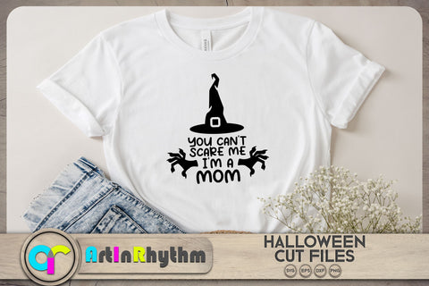 Halloween mom SVG, You can't scare me I'm a mom SVG Artinrhythm shop 