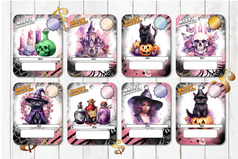 Halloween Money Card Bundle - Printable Designs Sublimation OrangeBrushStudio 