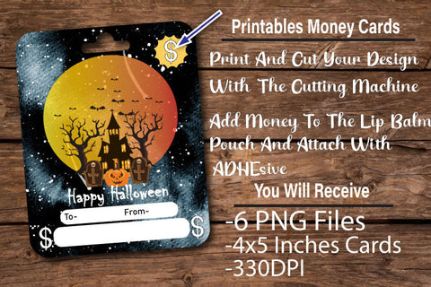Halloween Money Card Design 6 Unique Wed Sublimation jacpot007 