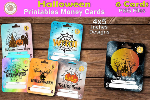 Halloween Money Card Design 6 Unique Wed Sublimation jacpot007 