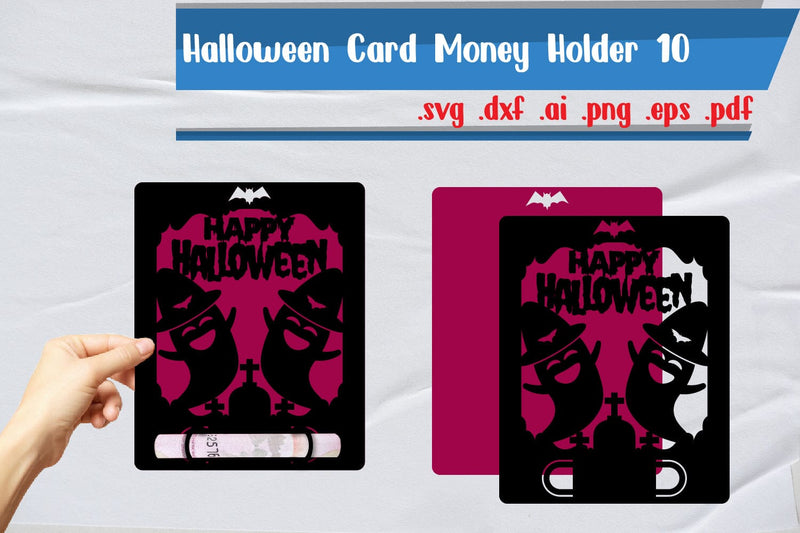 Halloween Money Card Holder 10 3D Paper zafrans studio 