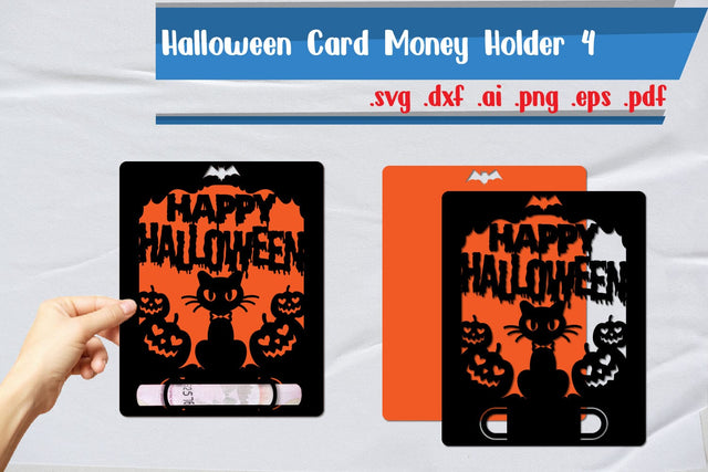 Halloween Money Card Holder 4 3D Paper zafrans studio 