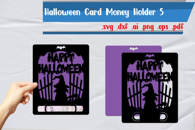 Halloween Money Card Holder 5 3D Paper zafrans studio 