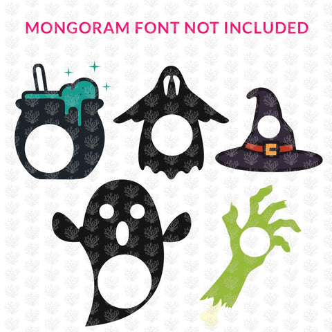 Halloween Monogram & Frames Bundle – Halloween SVG EPS DXF PNG Cutting Files SVG CoralCutsSVG 