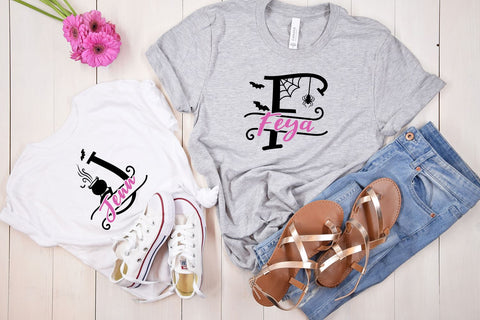 Halloween Monogram SVG Alphabet SVG Feya's Fonts and Crafts 